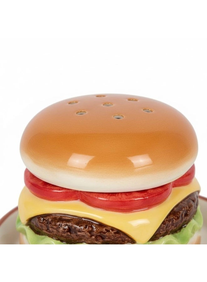 طقم ملاحة وفلفل بورسلين عصري مع حامل أنيق من 3 قطع، مثالي للمطبخ المصري وعرض أنيق على طاولة الطعام - Image 3